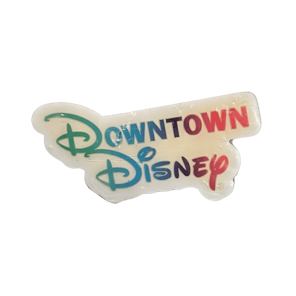 Multicolor Downtown Disney Logo Disney pin
