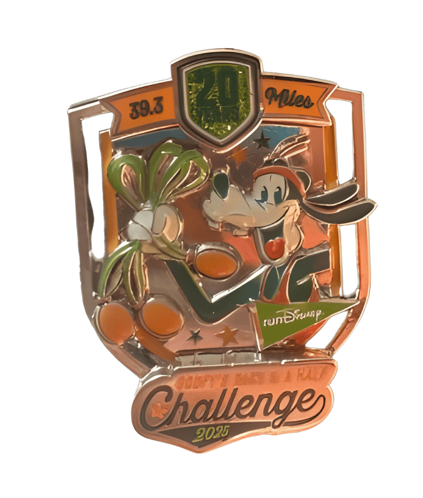 Goofy challenge Medal Disney pin