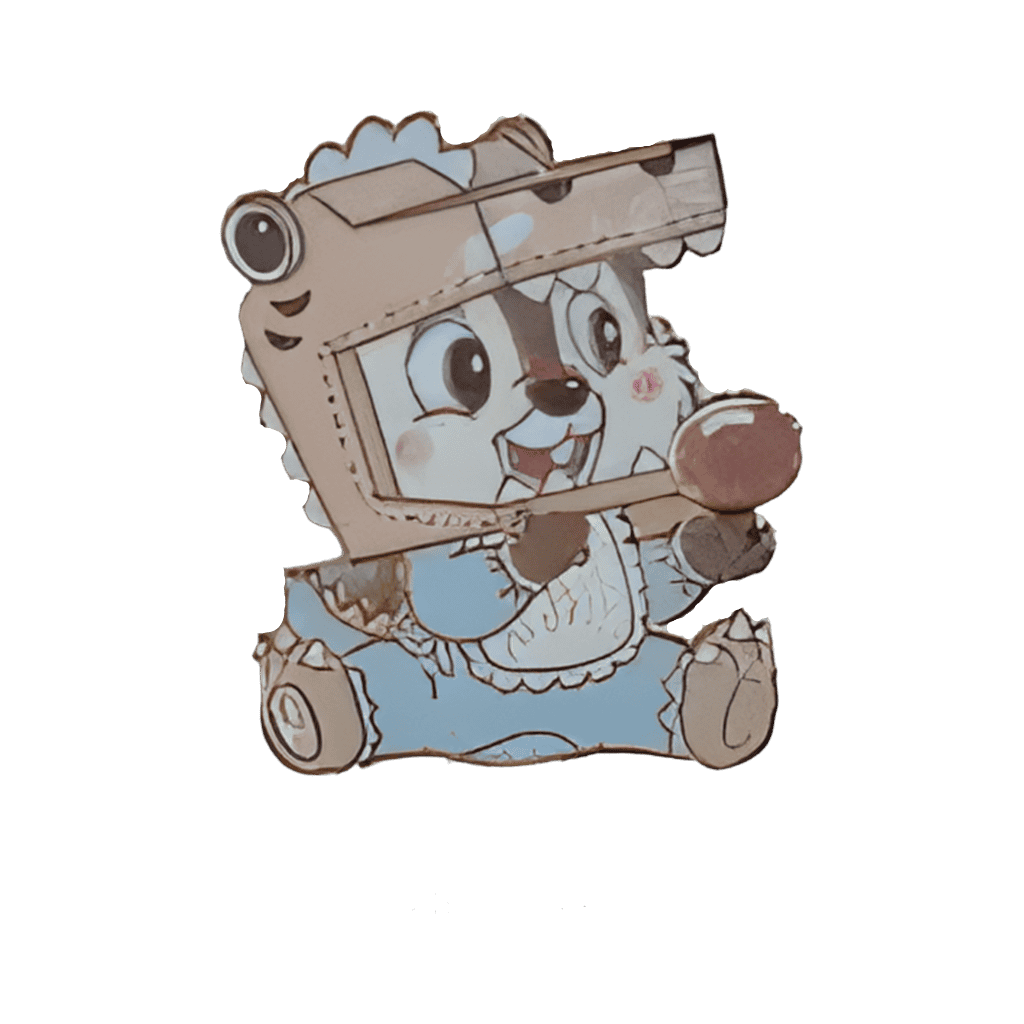 Chip in Dinosaur Cardboard Box Costume Disney pin