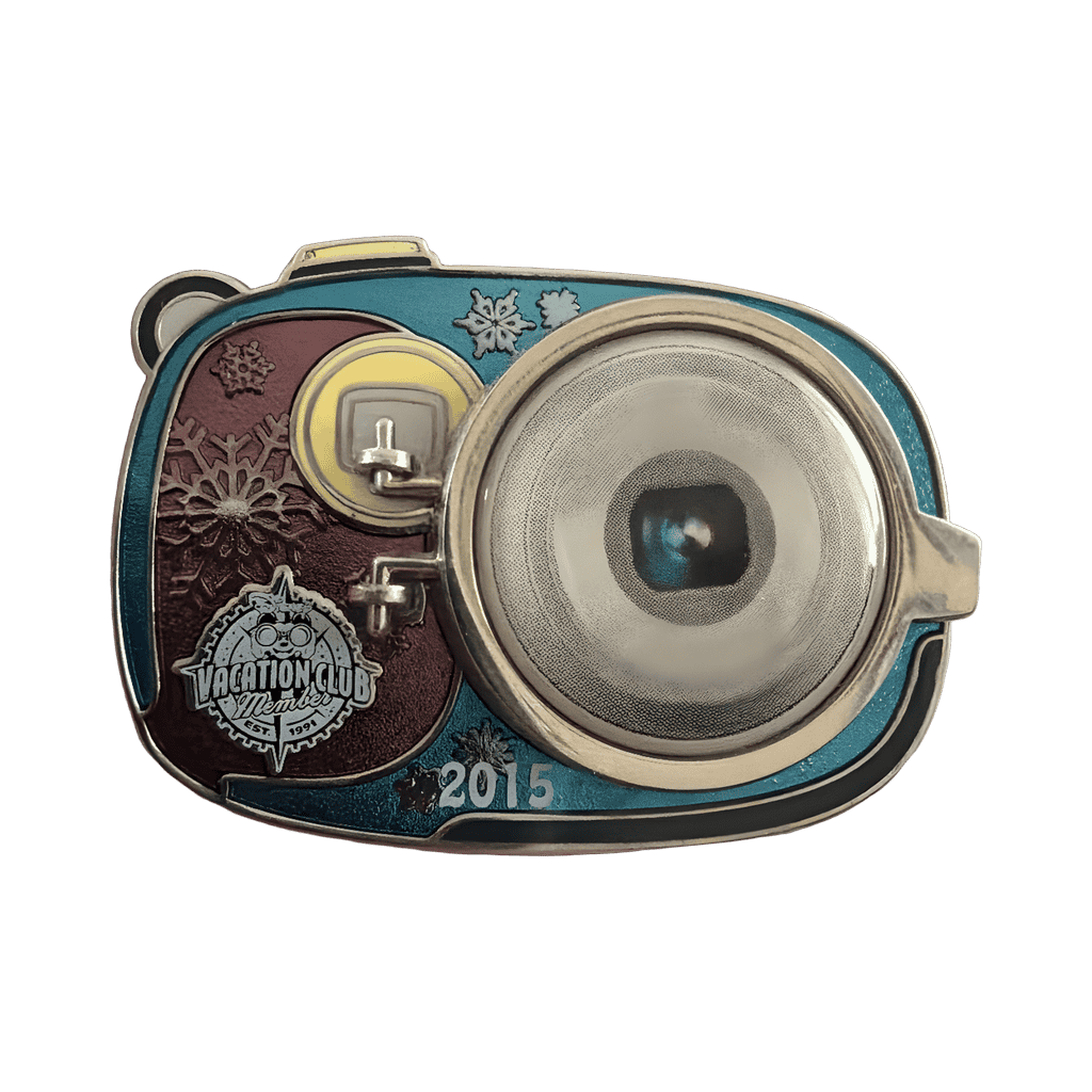 DVC camera with Olaf Disney pin
