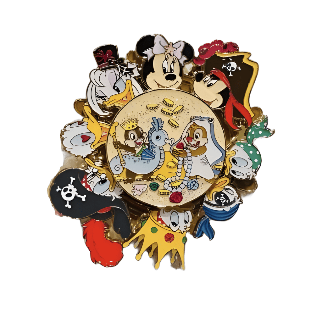 Mickey & Friends Pirates of the Caribbean Spinner - SDR Disney pin
