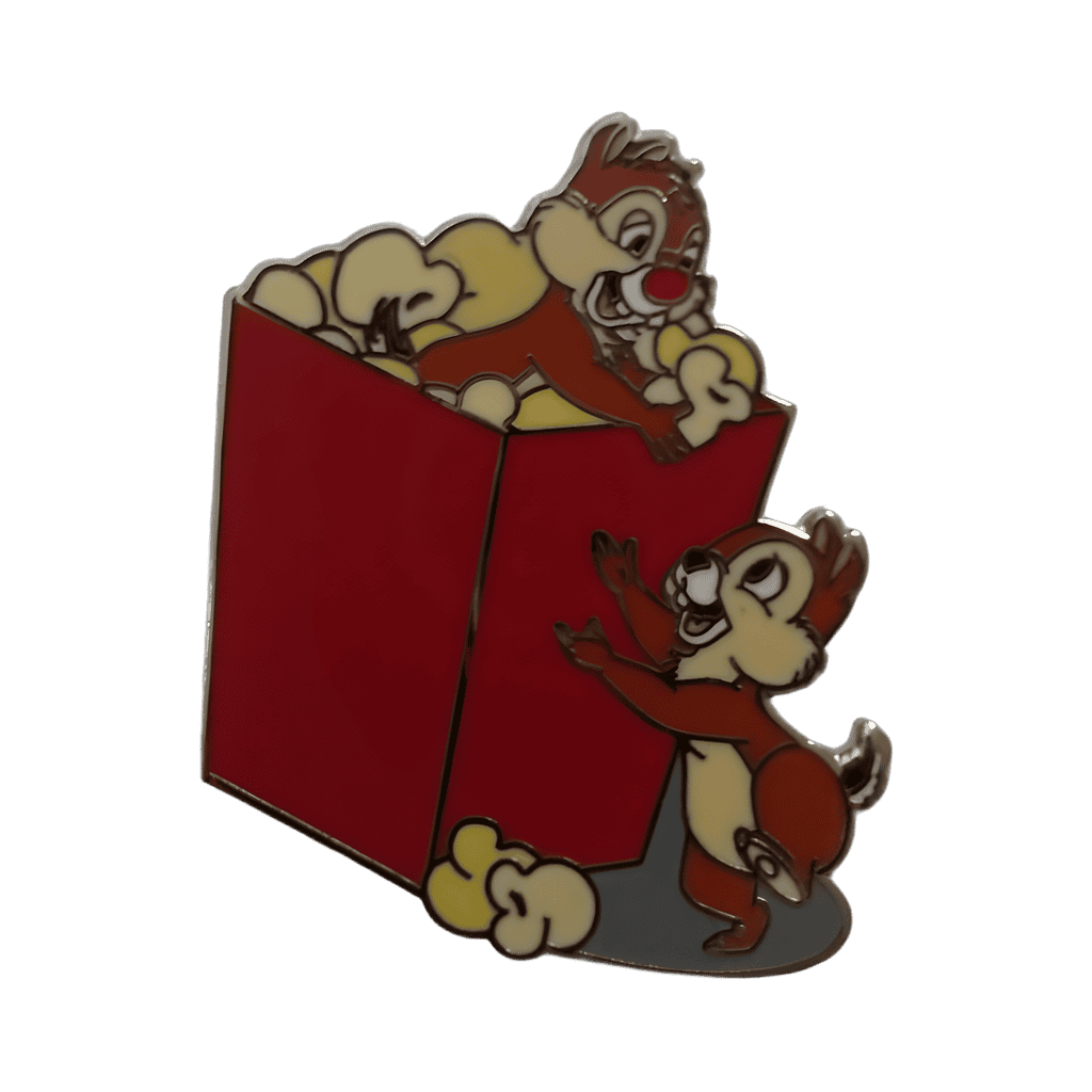 Iconic Park Snacks Booster Set - Chip & Dale with Popcorn Disney pin