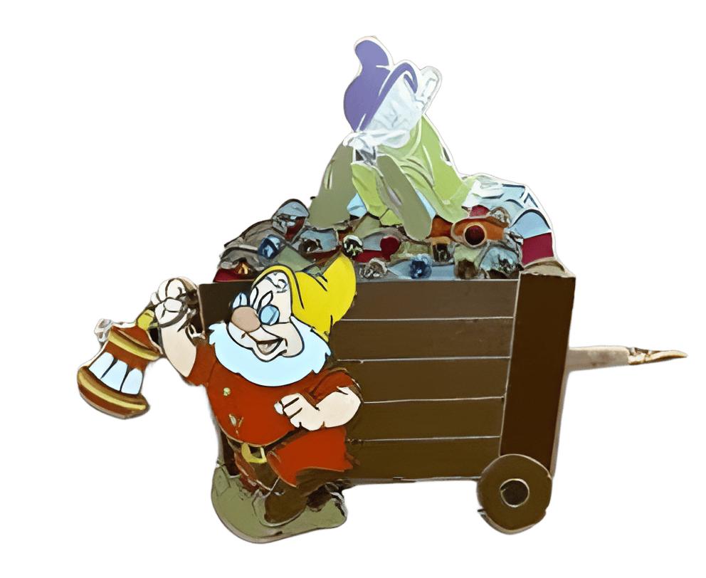 Doc and Dopey Disney pin