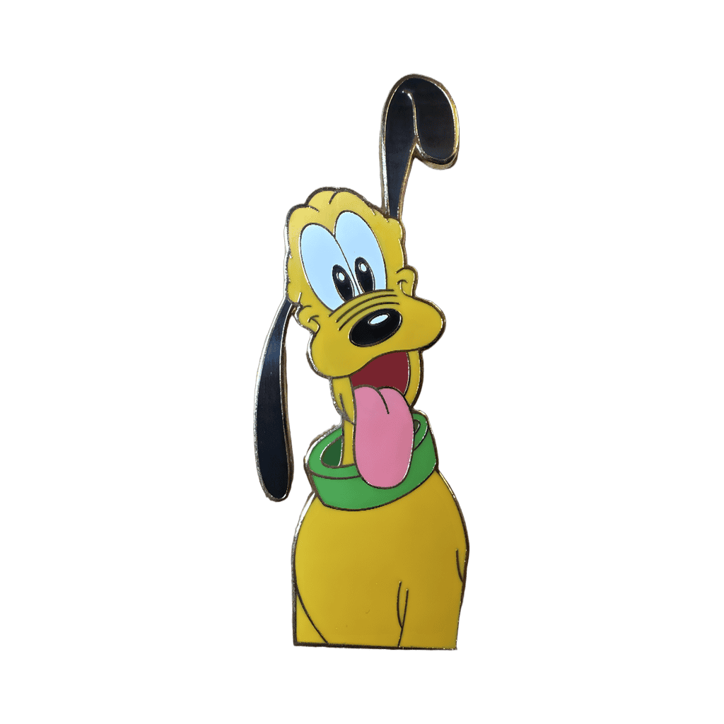 Pluto with Left Ear Up Disney pin