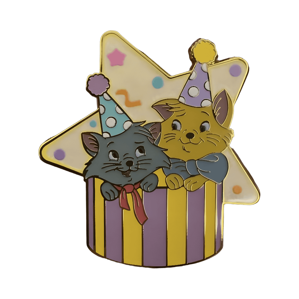 Tolouse and Berlioz Disney pin