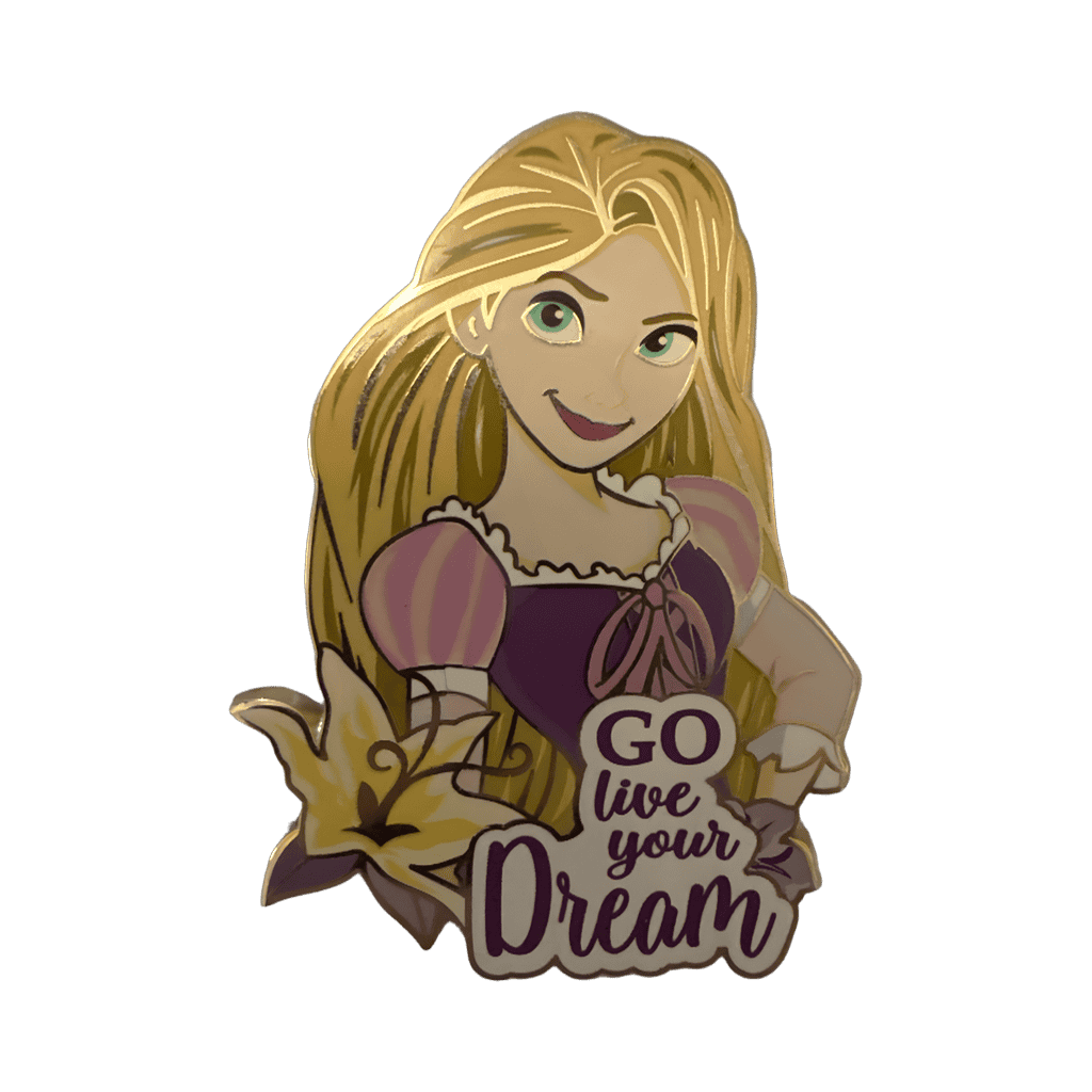 Rapunzel Go live your Dream Disney pin