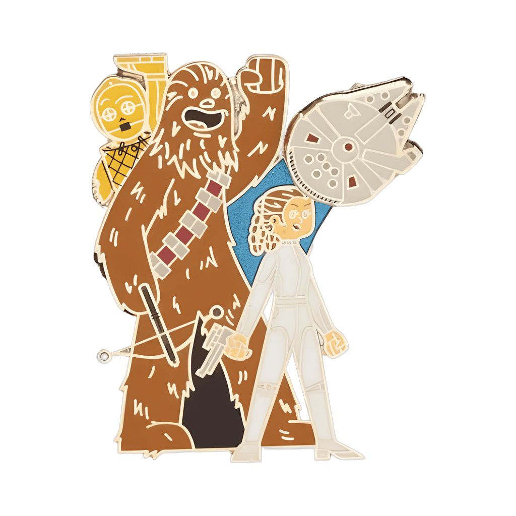 Leia Organa and Friends Disney pin