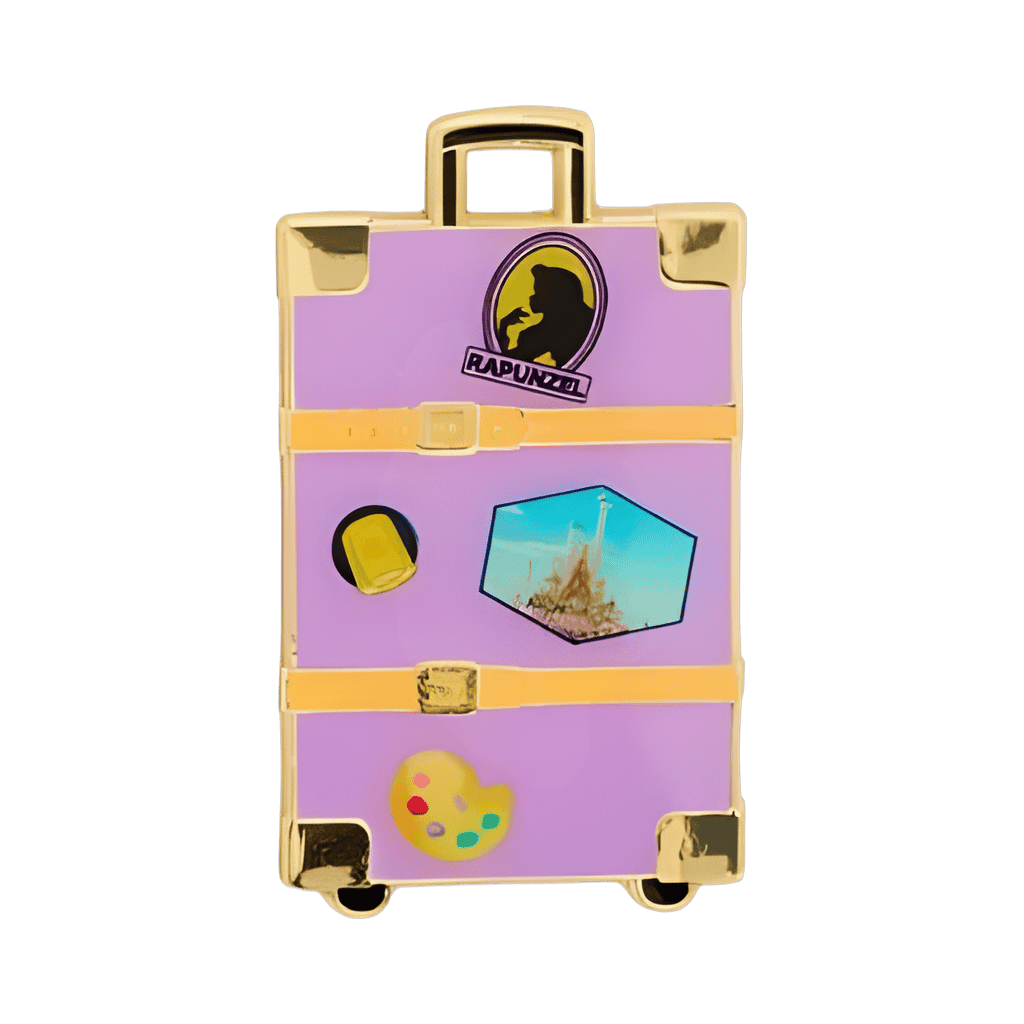 Rapunzel Luggage Suitcase Disney pin