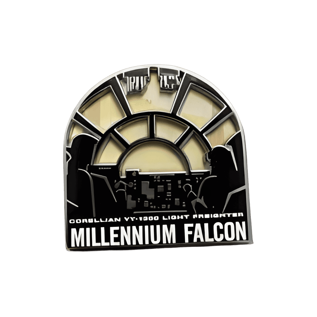 Millennium Falcon Cockpit View Disney pin