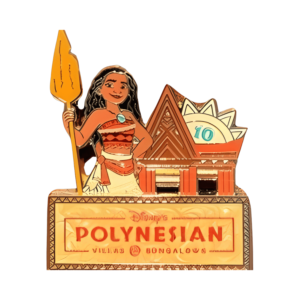 Villas and Bungalows 10th Anniversary - Moana Disney pin