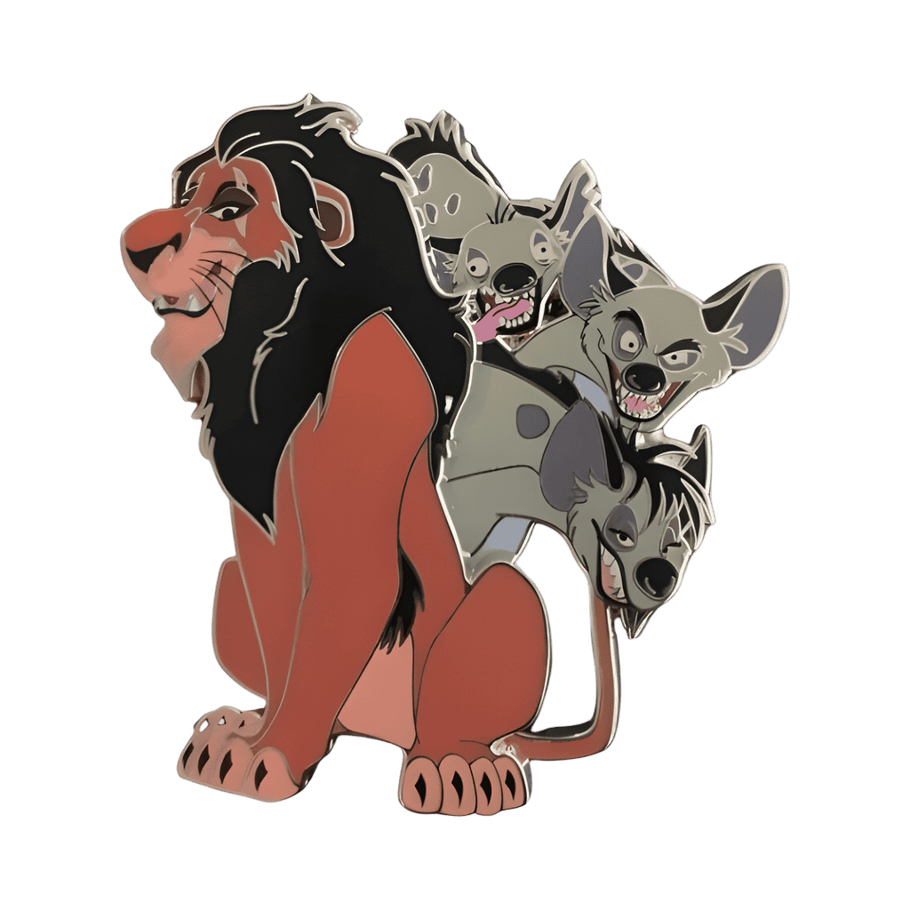 Scar and Hyenas Disney pin