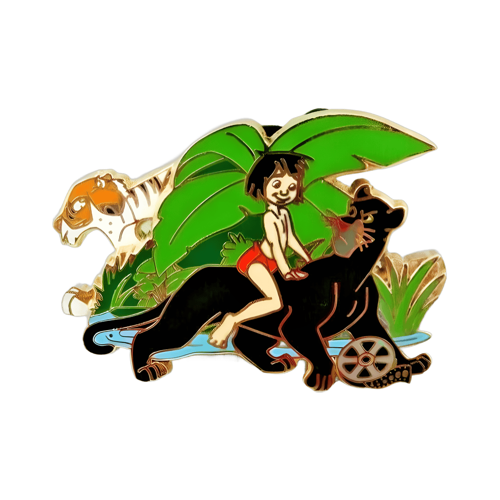 The Jungle Book - Mowgli and Bagheera Disney pin