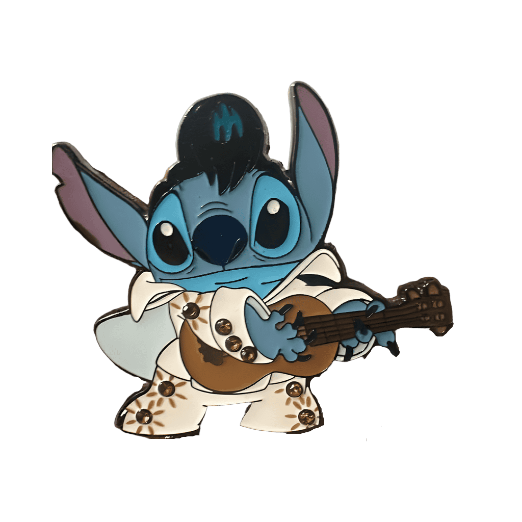 Stitch Elvis Rhinestone Disney pin