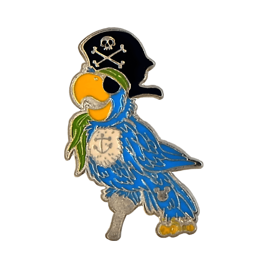 Blue Pegleg Parrot Disney pin