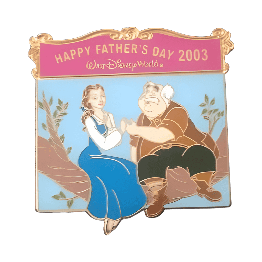2003 - Belle and Maurice in Tree Disney pin