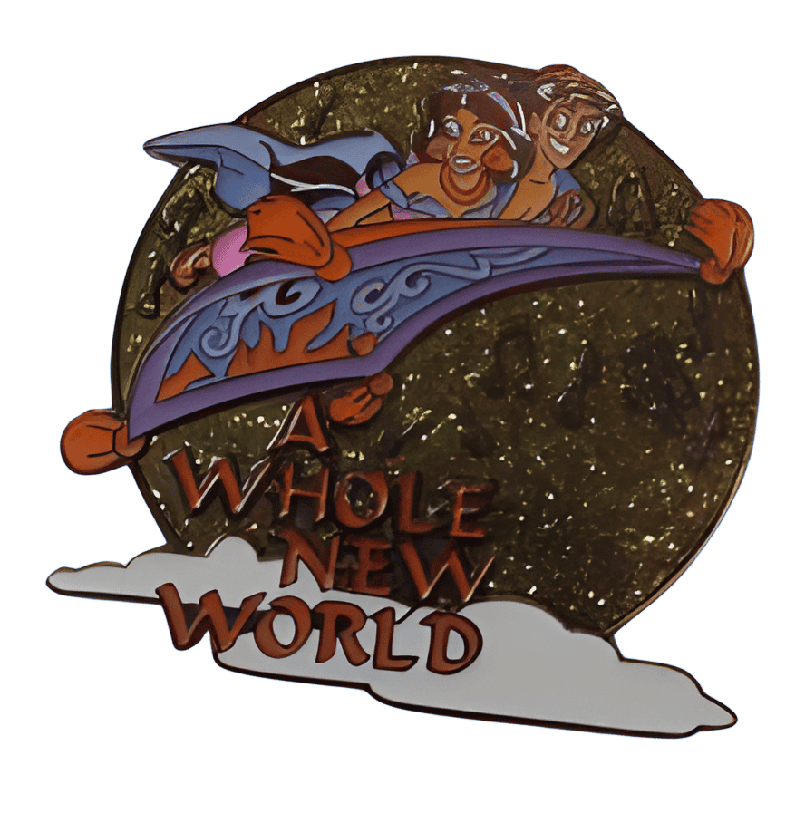 A Whole New World (Lime) Musical Disney pin