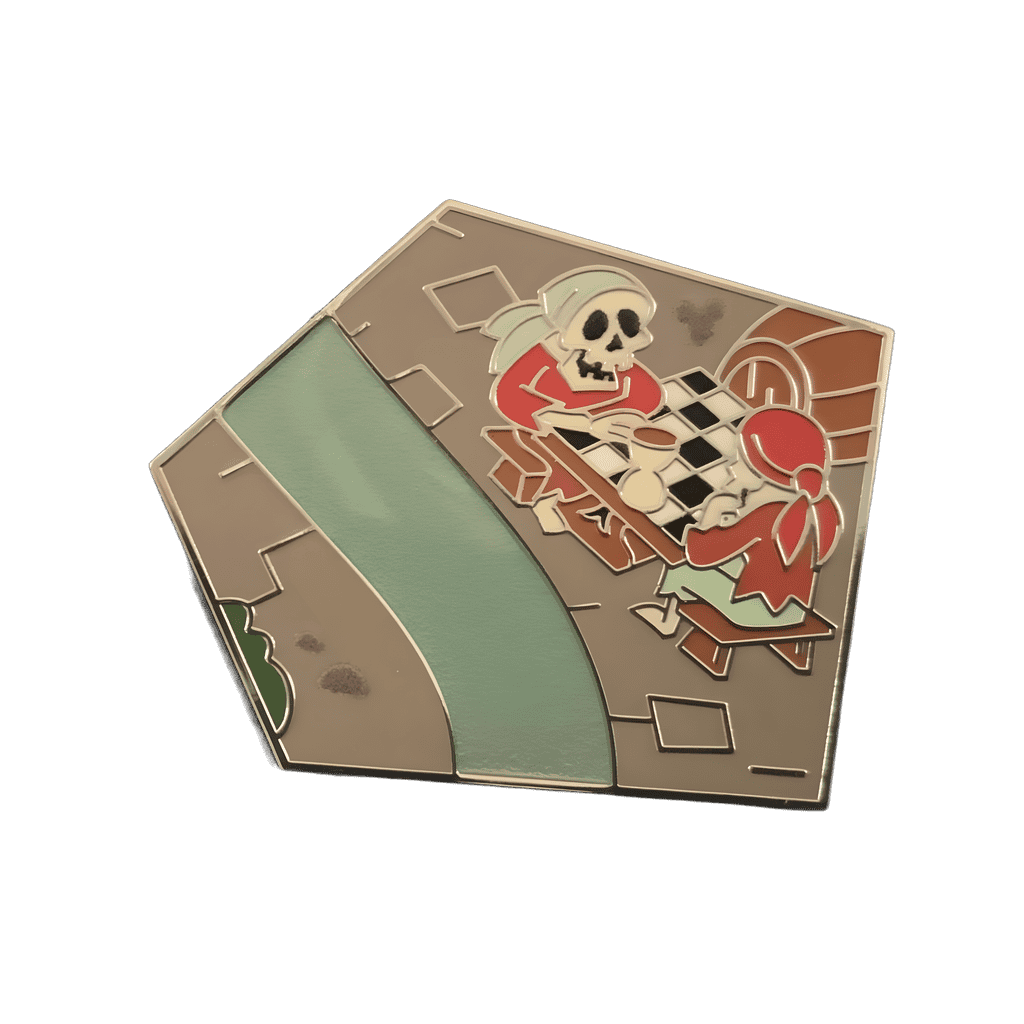 Pirates playing chess Disney pin
