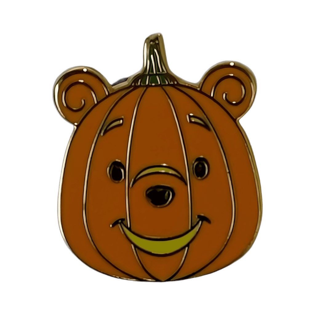 Pooh - Pumpkin Head - Light Up Pin Disney pin