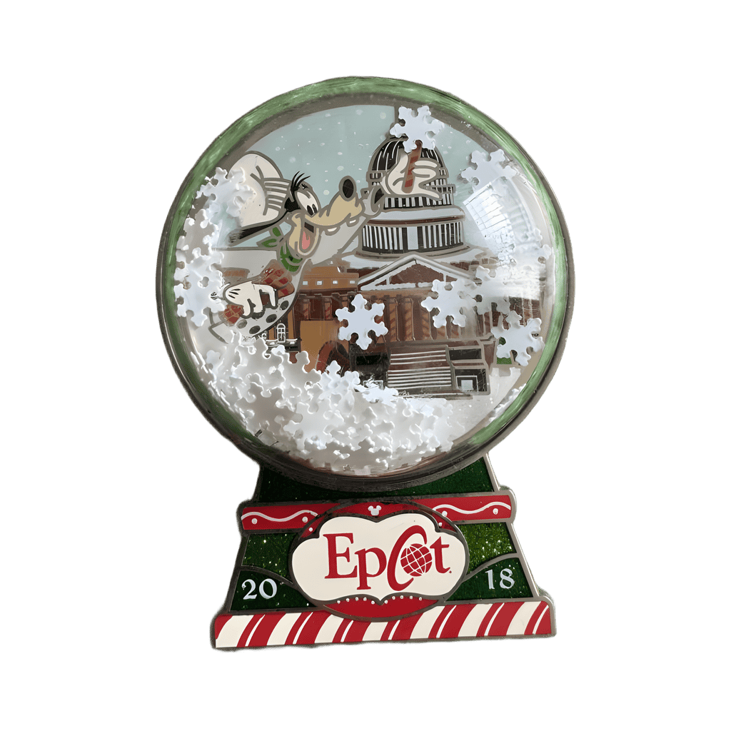 EPCOT Goofy Snow Globe Disney pin