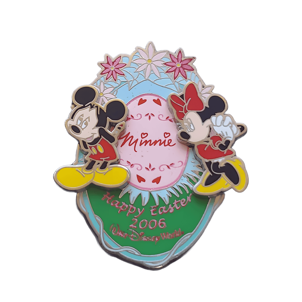 Happy Easter 2006 Mickey and Minnie Mouse Disney pin