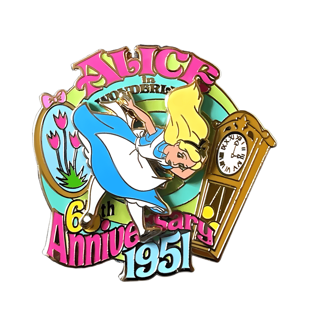 Alice Down the Rabbit Hole Spinner Disney pin