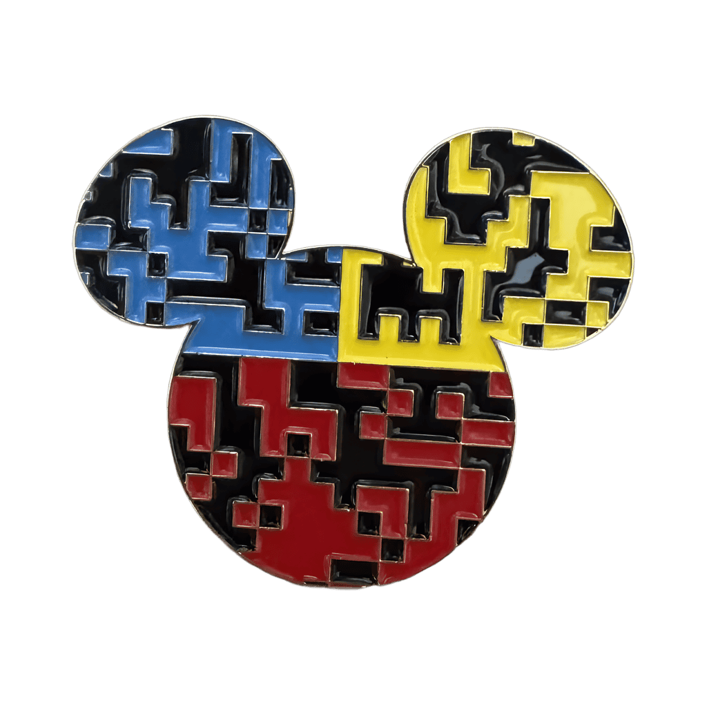 QR code icon Disney pin