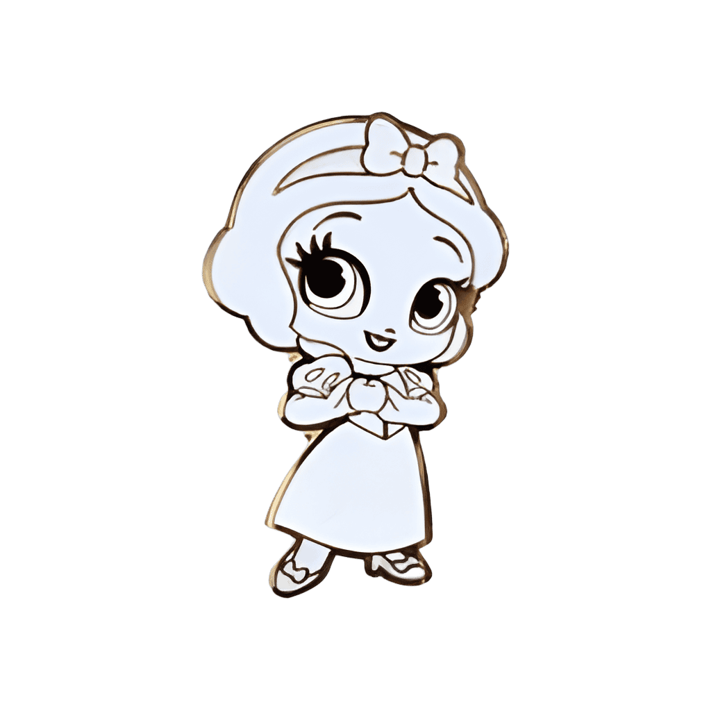White Out Snow White Disney pin