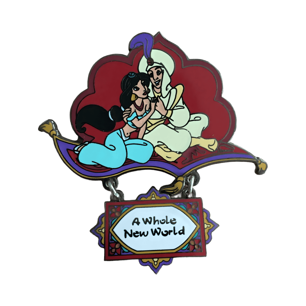 Jasmine and Aladdin Disney pin