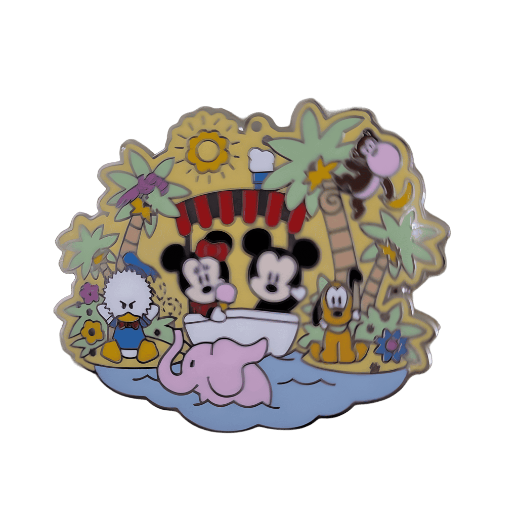 Cutie Donald, Minnie, Mickey, and Pluto Disney pin