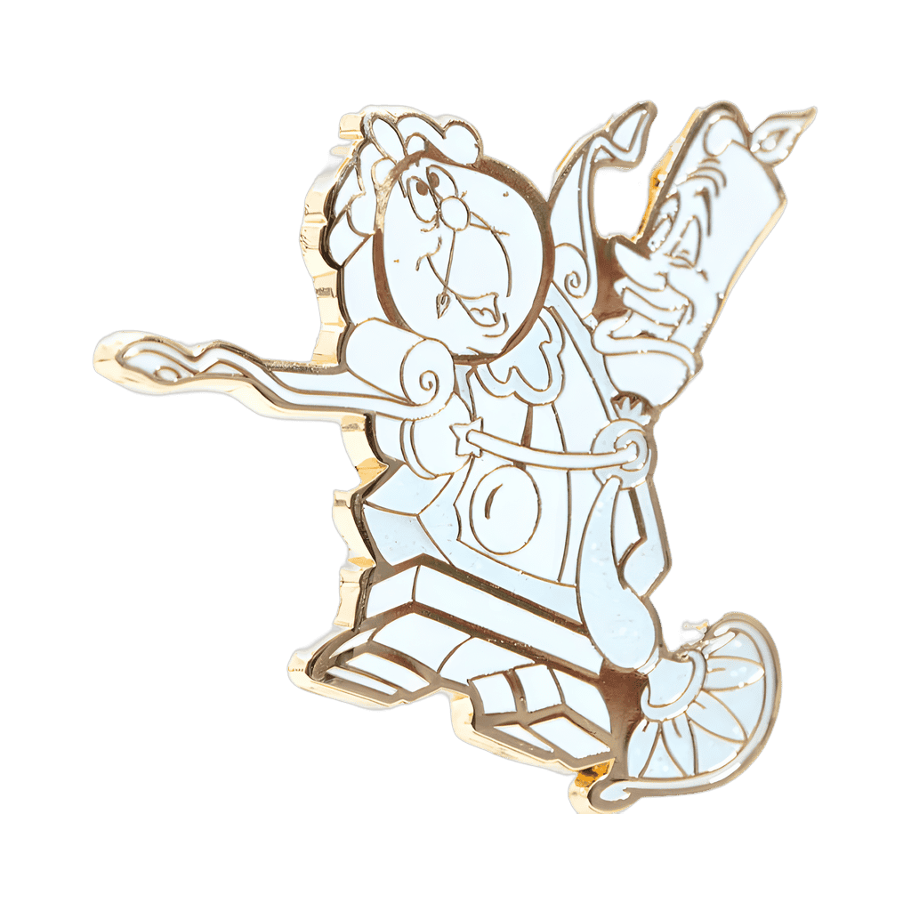 Cogsworth and Lumiere - Chase Disney pin