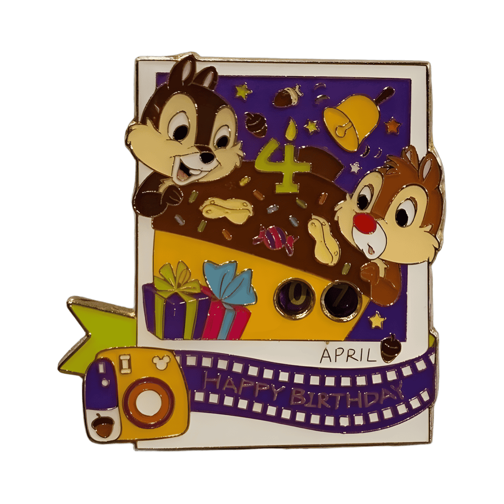 April - Chip 'n Dale Disney pin