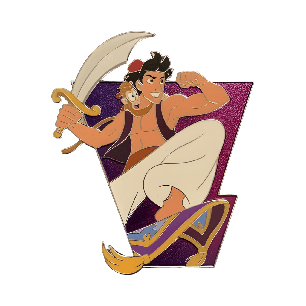 Aladdin with Sword Disney pin