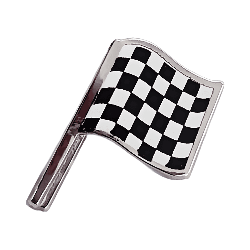 Autopia Checkered Flag Disney pin