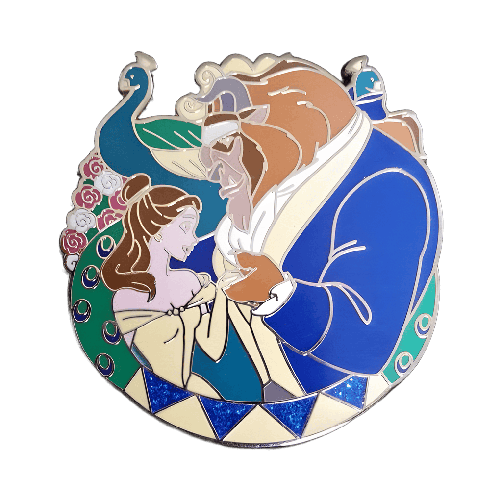 Belle & Beast Disney pin