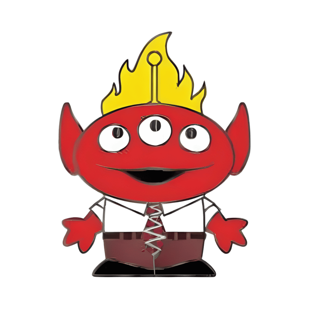 Anger Disney pin