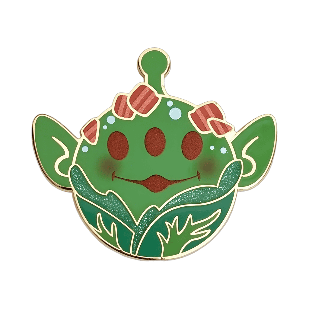 Space Alien Bacon Brussel Sprout and Cranberry Sauce Disney pin