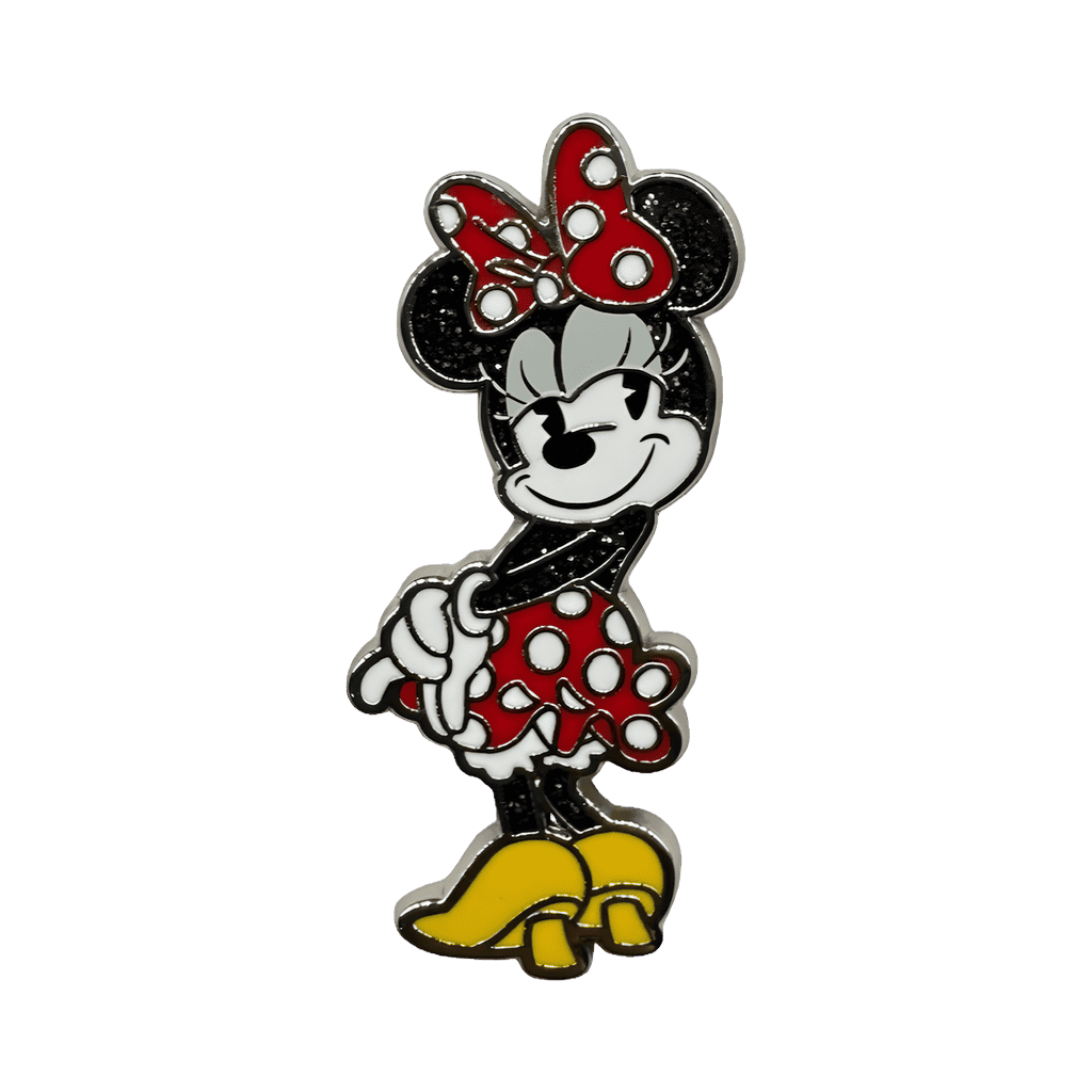 Bashful Minnie Mouse Disney pin