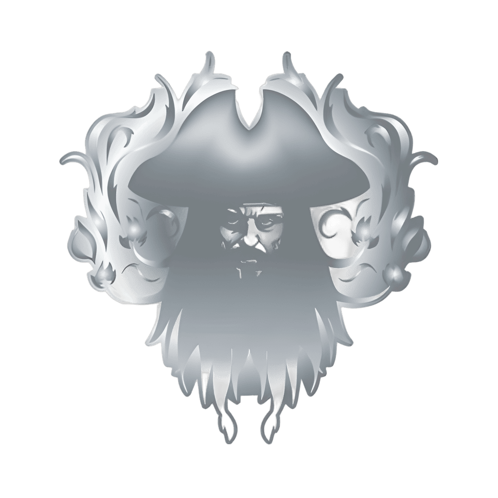 Blackbeard diecast Disney pin