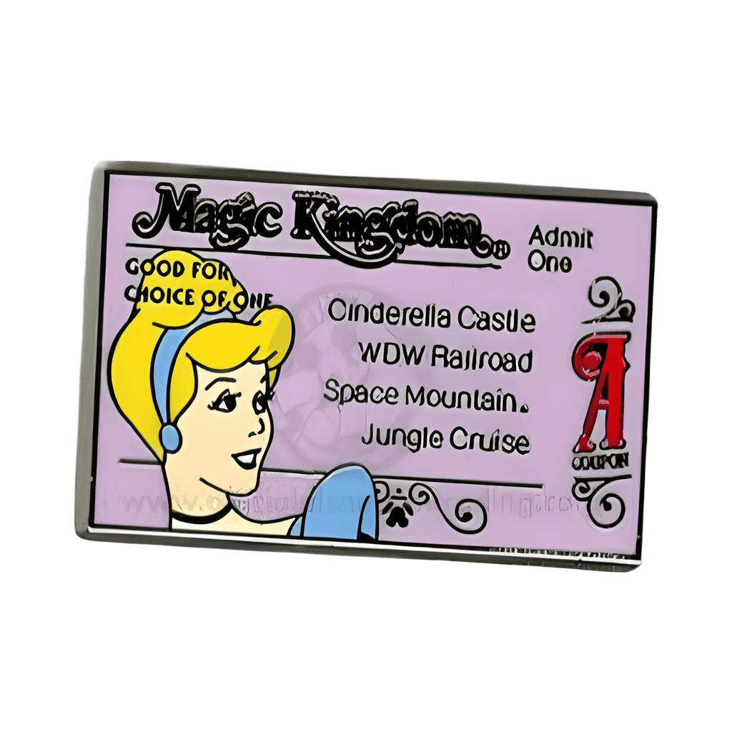 Cinderella - A Ticket - Magic Kingdom Park Disney pin
