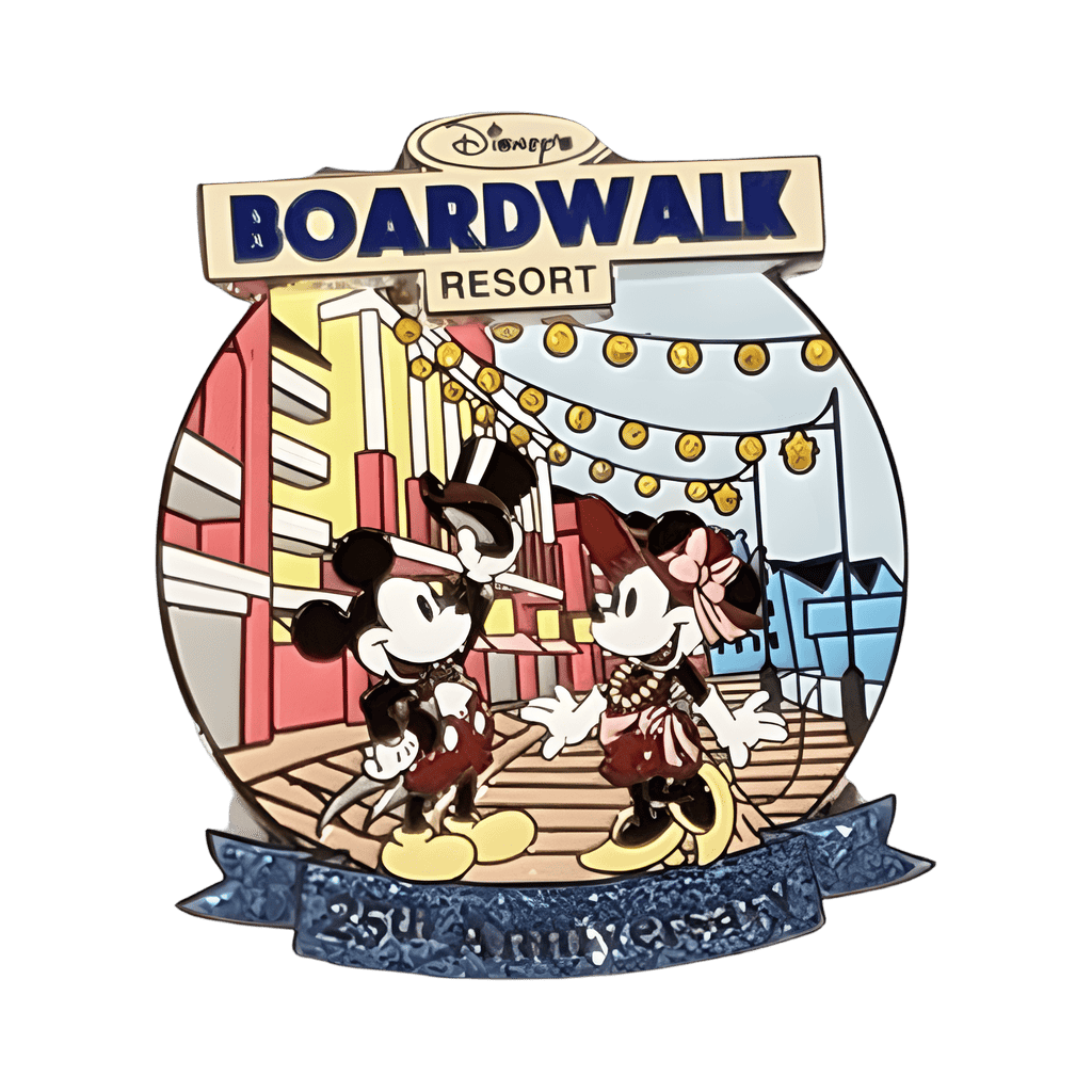 25th Anniversary - Mickey and Minnie Disney pin