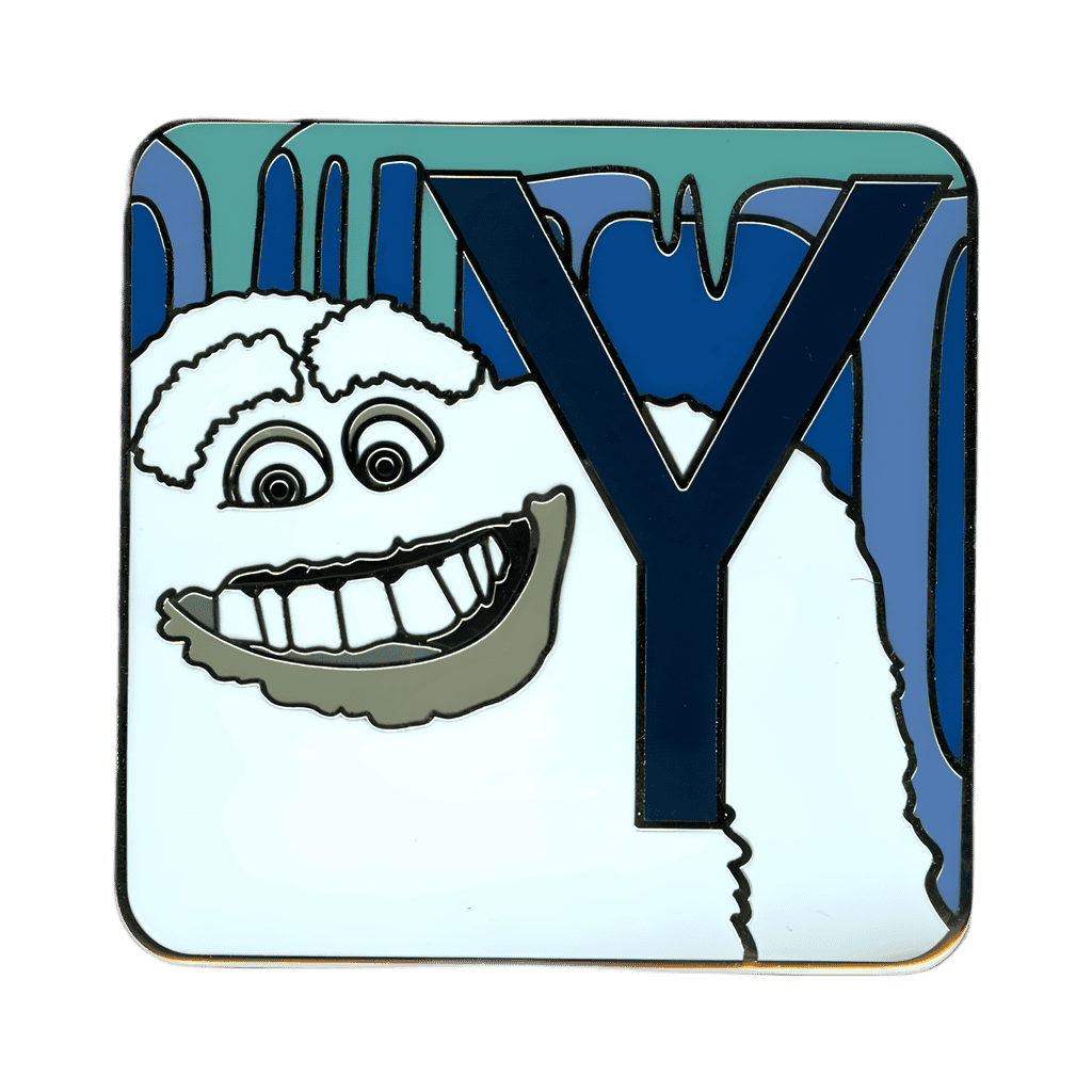 Y is for Yeti Disney pin