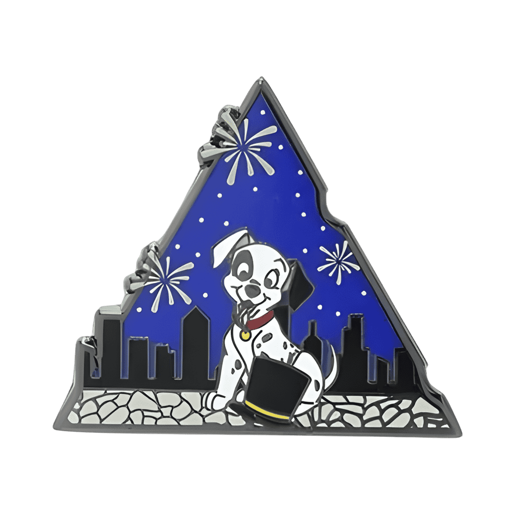 Patch on New Years Disney pin