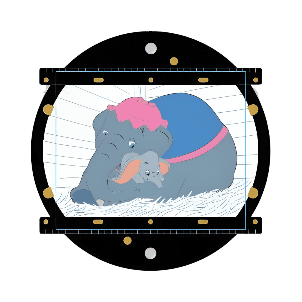 Dumbo and Mrs. Jumbo Disney pin
