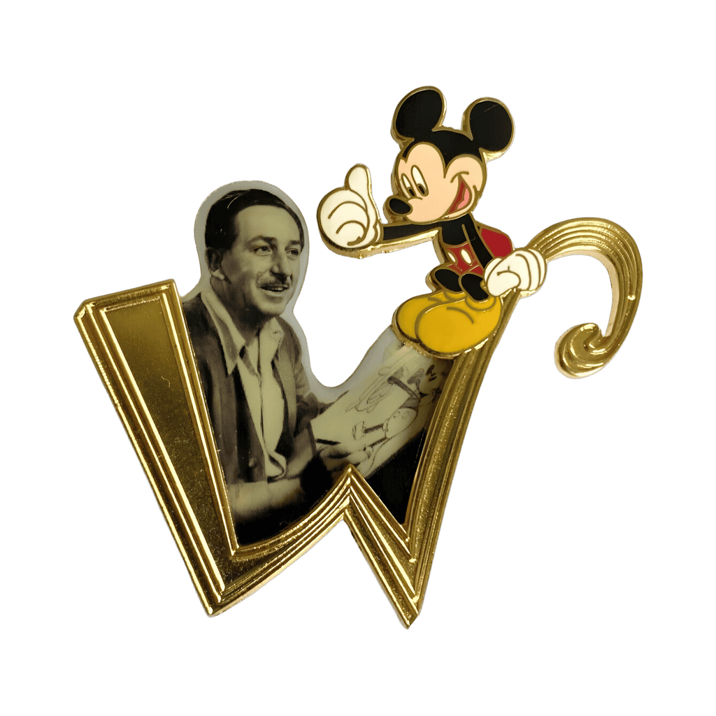 Walt and Mickey - W Disney pin
