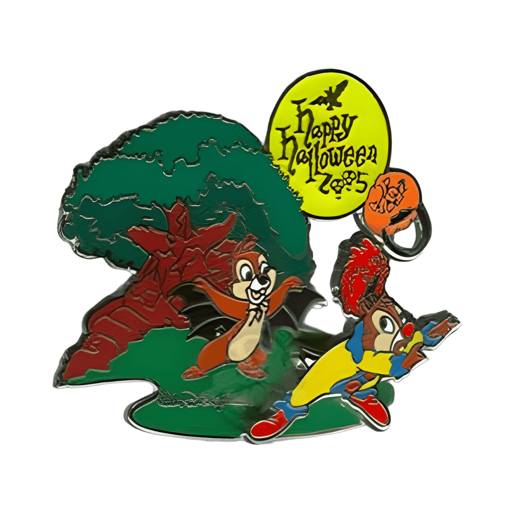 Chip and Dale as Bat and Clown at Animal Kingdom Disney pin