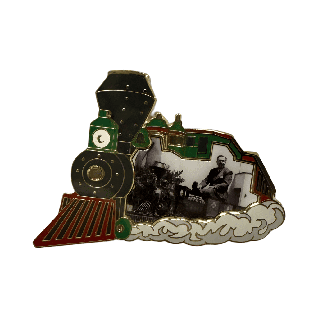 Walt on Train Disney pin