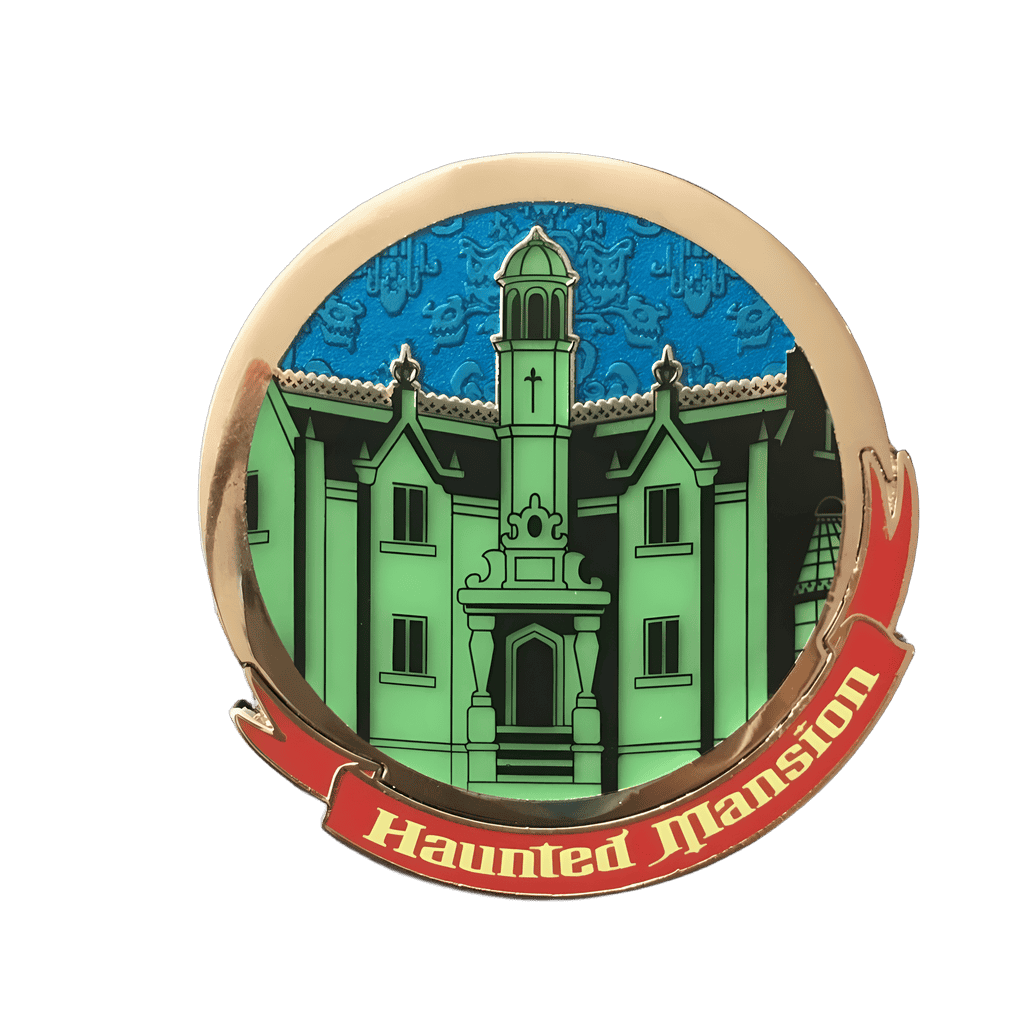 Glow-in-the-Dark Attraction Scenes Mystery Collection — Walt Disney World Facade Disney pin