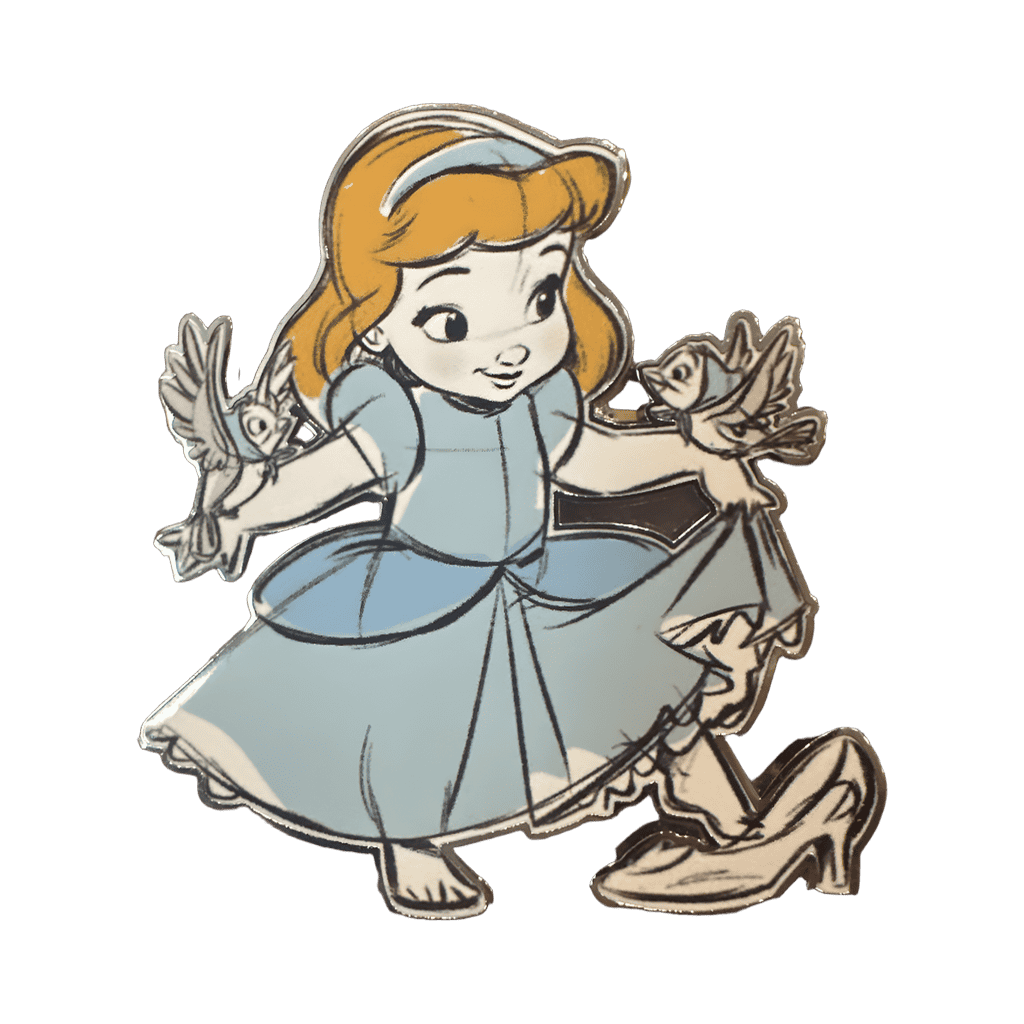 Series 2 — Cinderella with Glass Slipper Disney pin