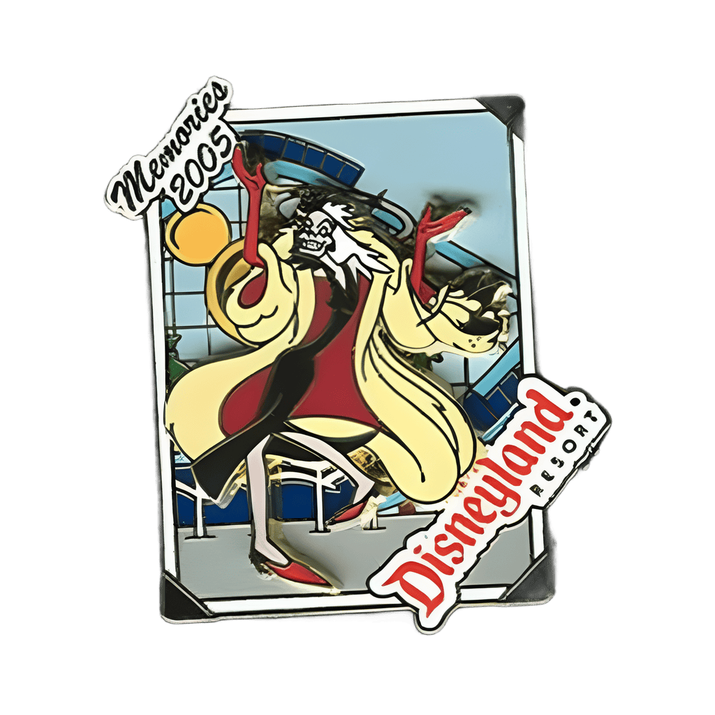 Cruella De Vil at California Screamin' Disney pin