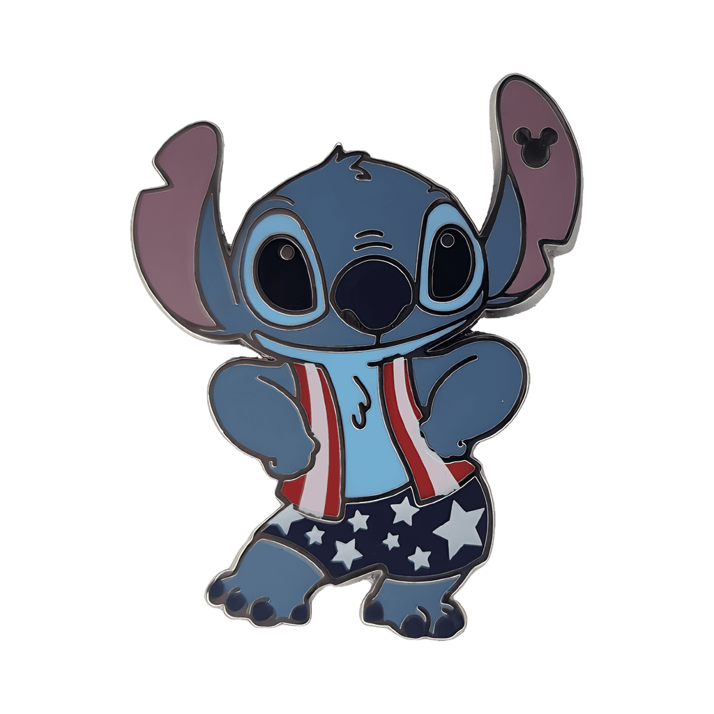4th of July Stitch Disney pin